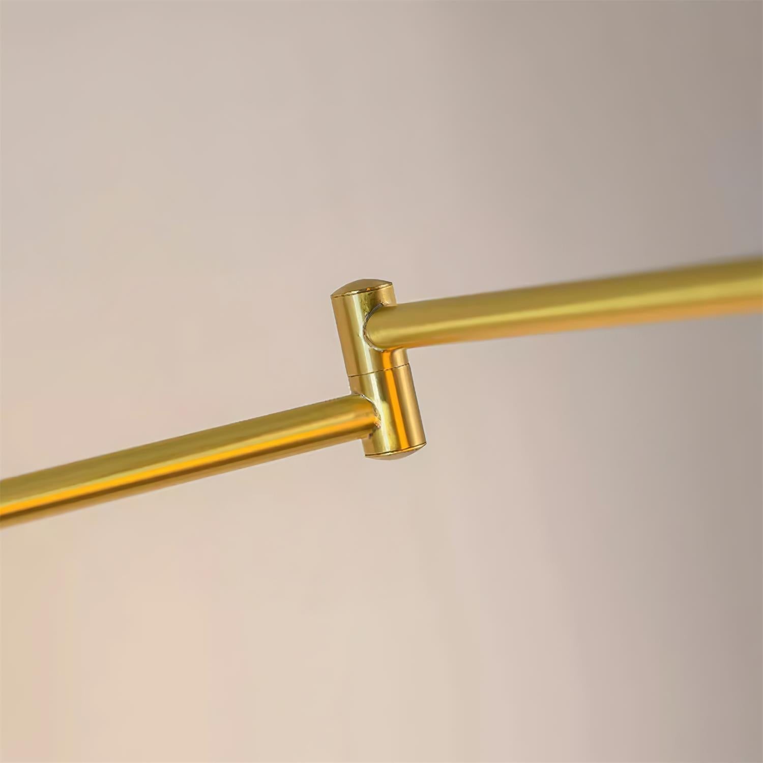 Emeric Adjustable Swing Arm Wall Lamp with Green Glass Shade
