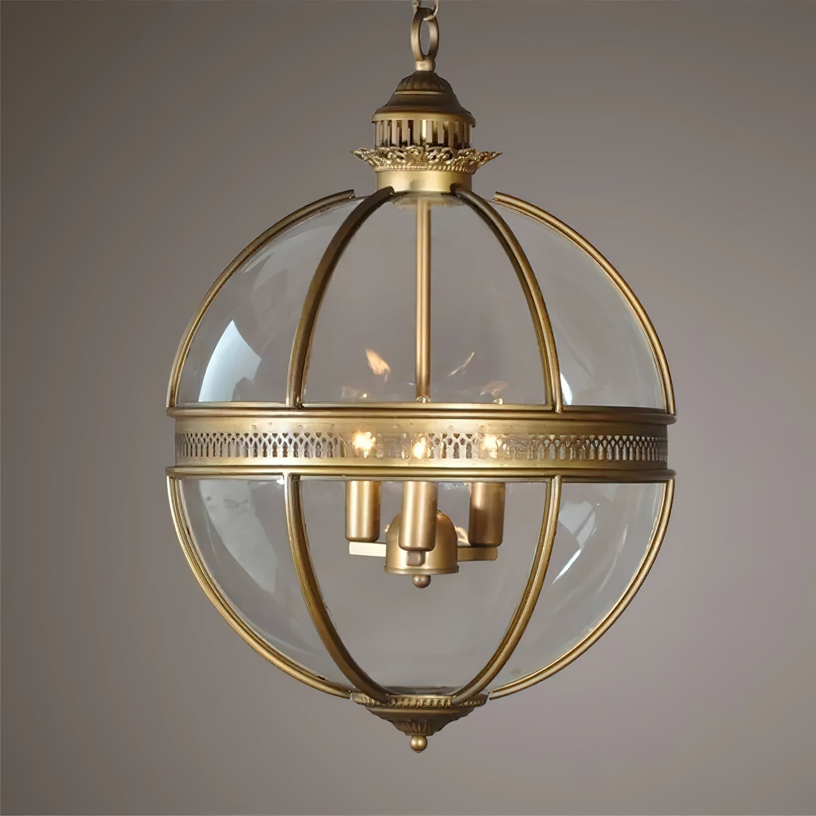 Svelte Vintage Industrial Glass Pendant Light-Neutral Decor