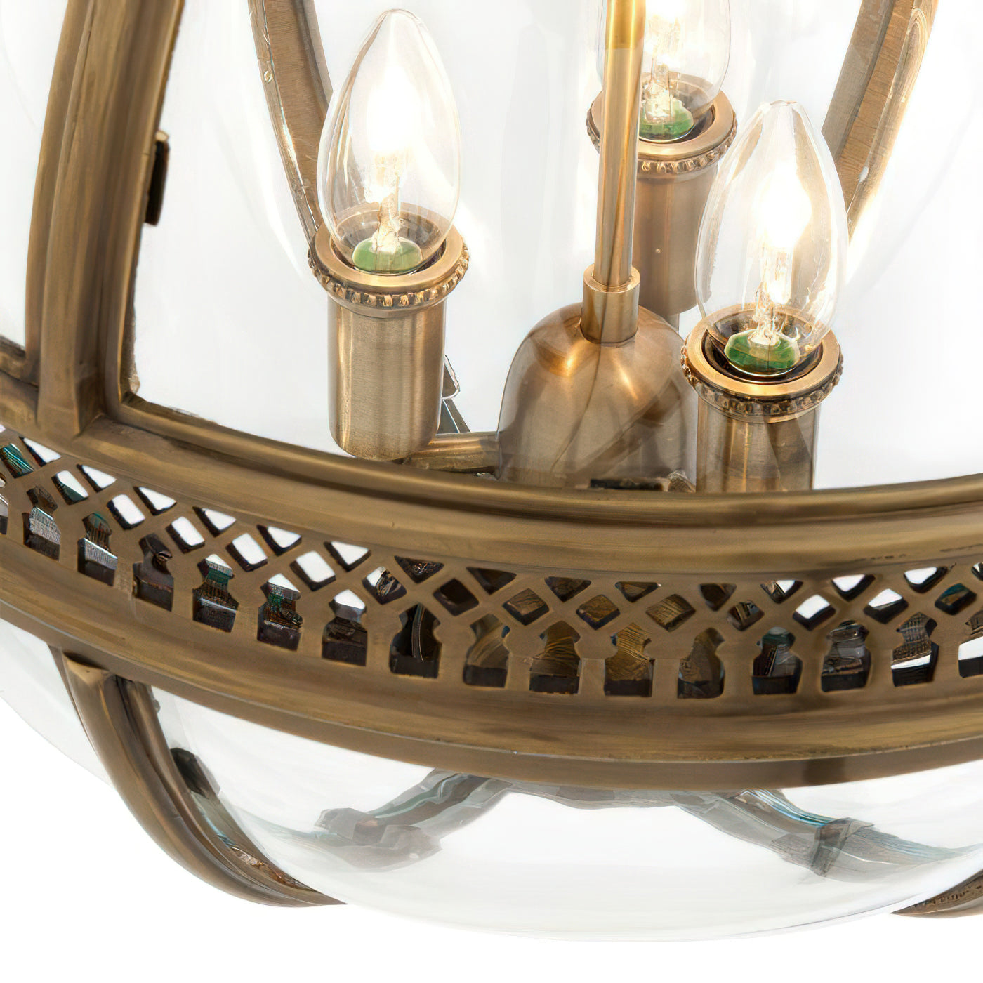 Svelte Vintage Industrial Glass Pendant Light-Neutral Decor