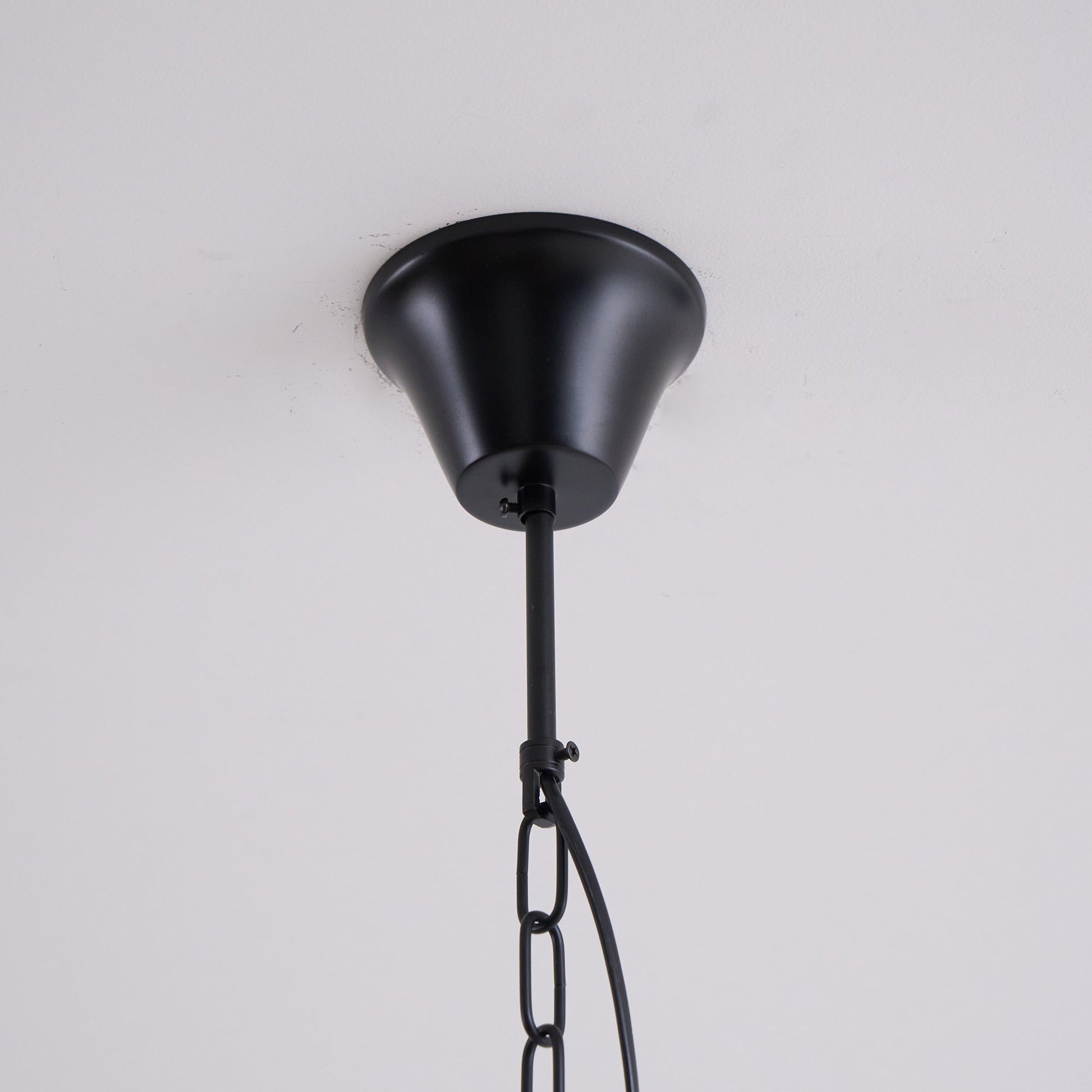 Svelte Vintage Industrial Glass Pendant Light-Neutral Decor
