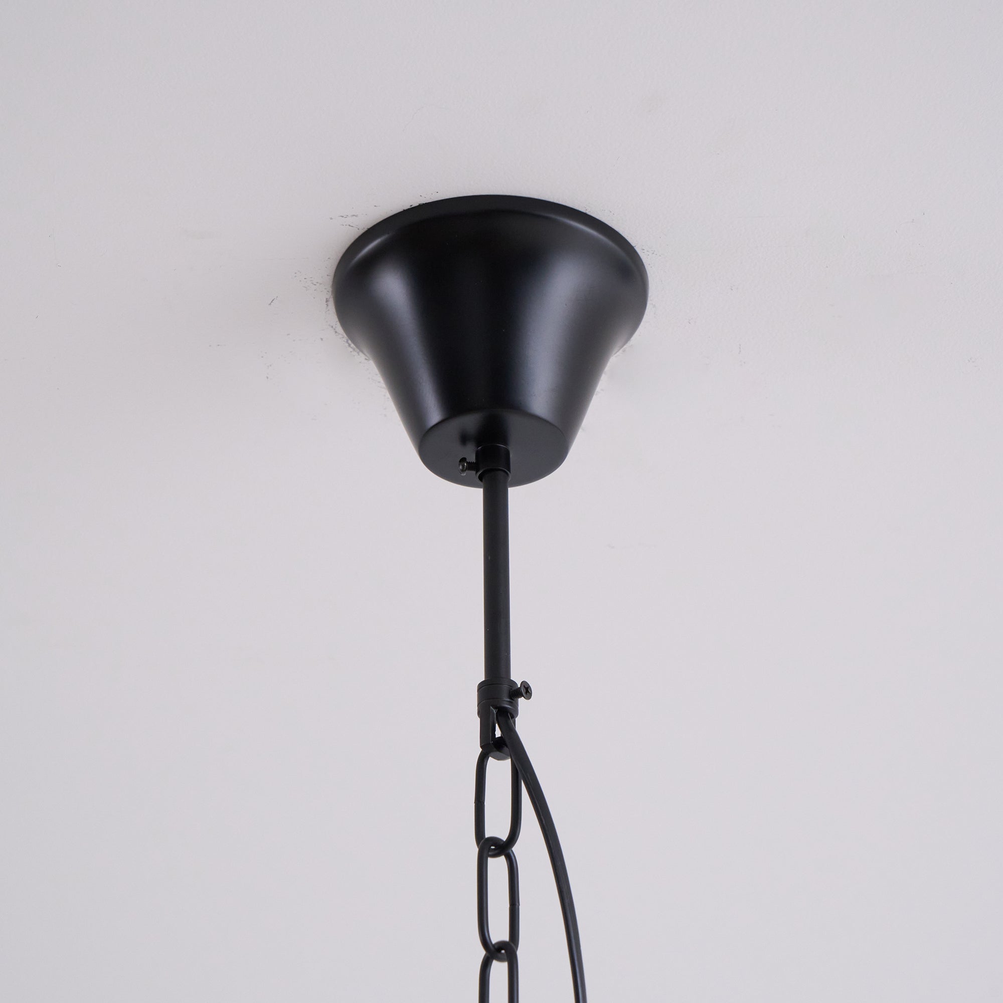 Svelte Vintage Industrial Glass Pendant Light-Neutral Decor