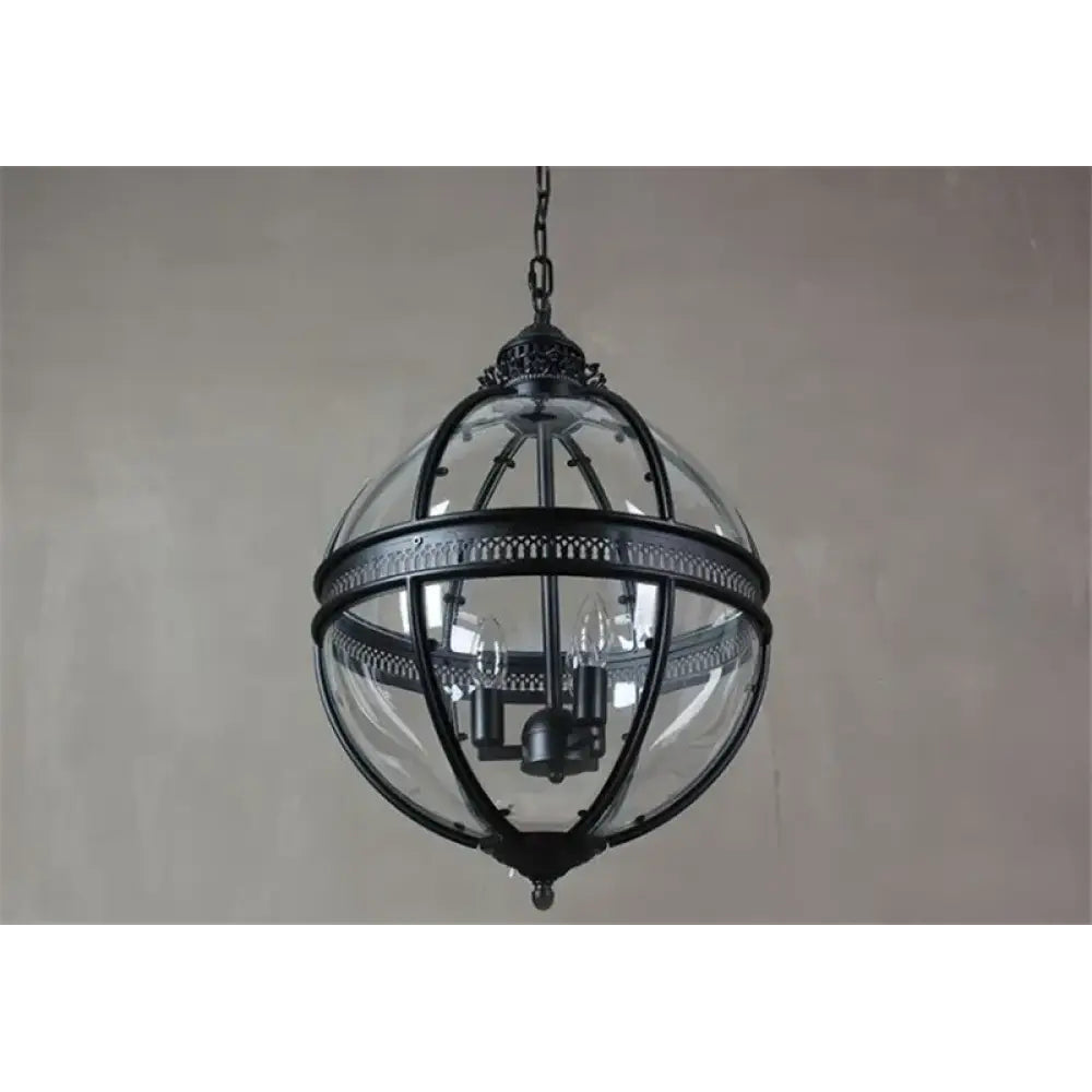 Svelte Vintage Industrial Glass Pendant Light-Neutral Decor