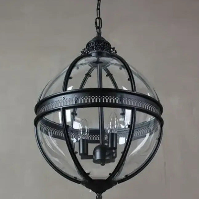 Edward Retro Pendant Light Glass