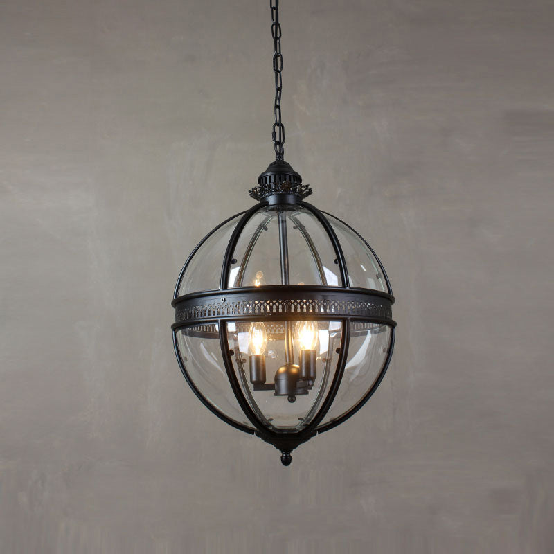 Svelte Vintage Industrial Glass Pendant Light-Neutral Decor