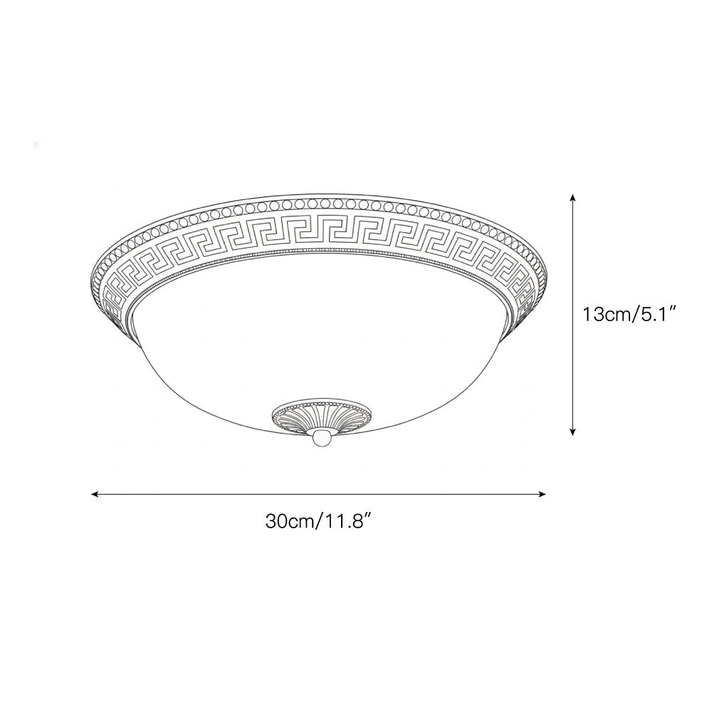 The Brahm lamp shown in a modern living room setting.