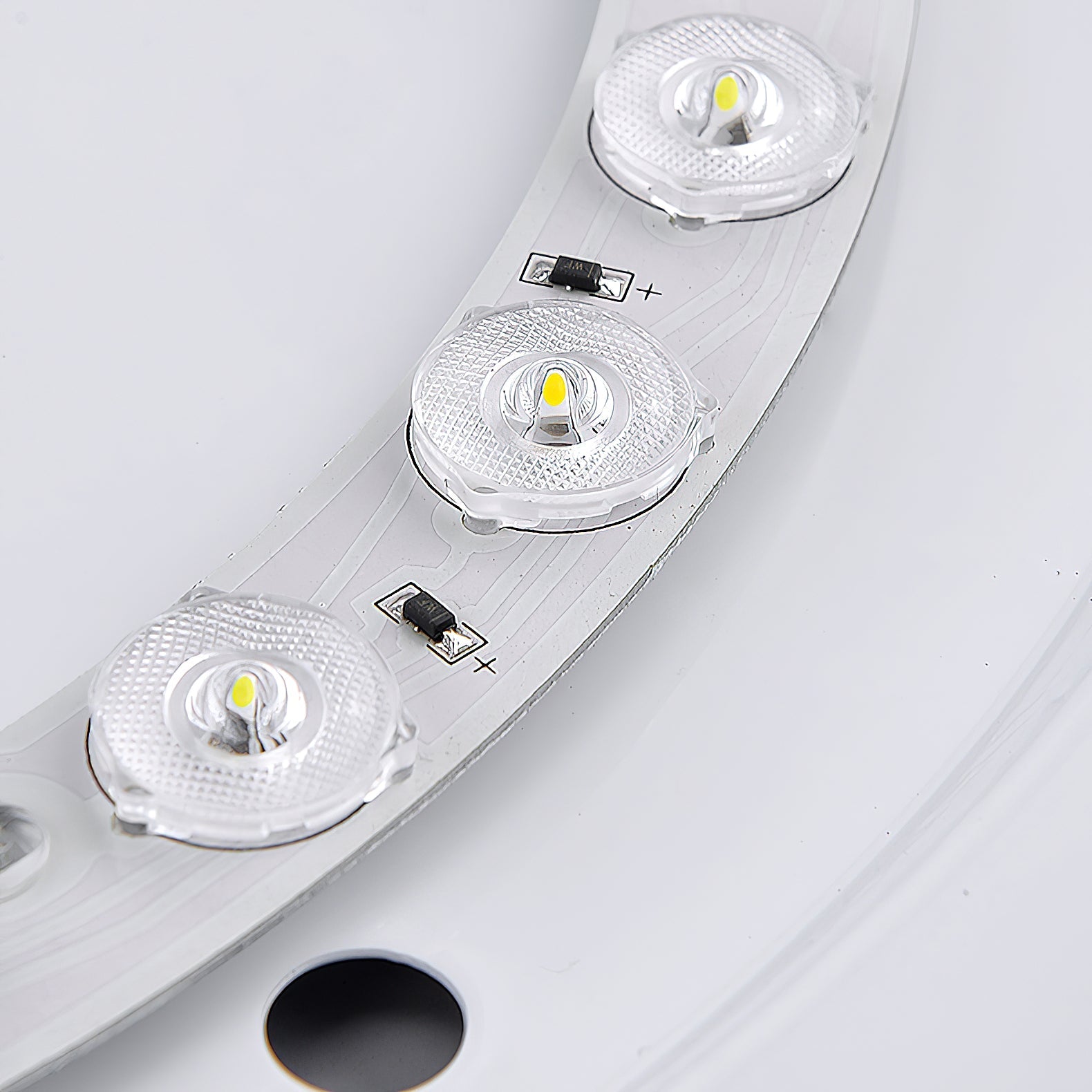 Brahm Flush Ceiling Lamp mounted against a light ceiling.