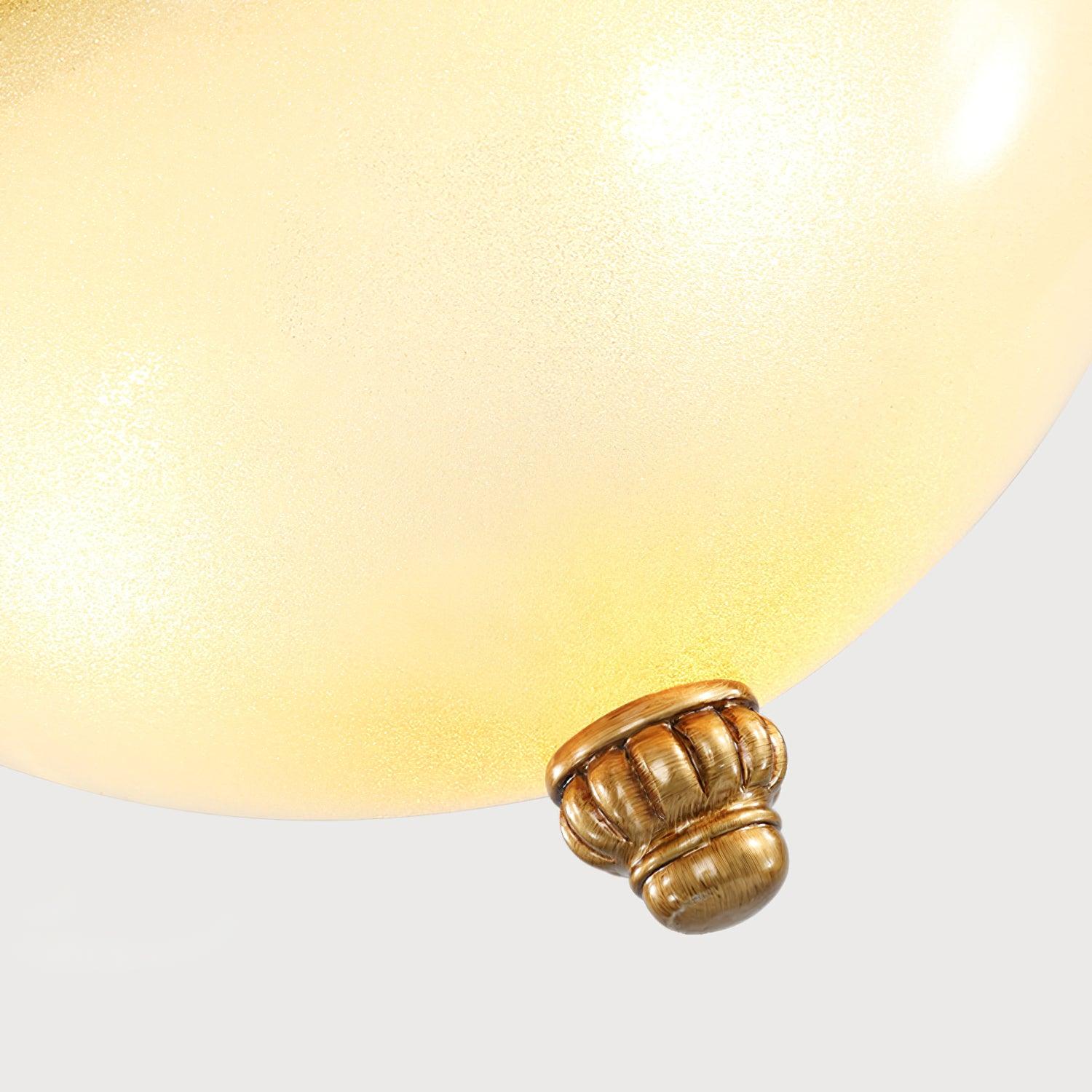 Wren Ceiling Lamp Frosted Glass Antique Vintage-Neutral Decor