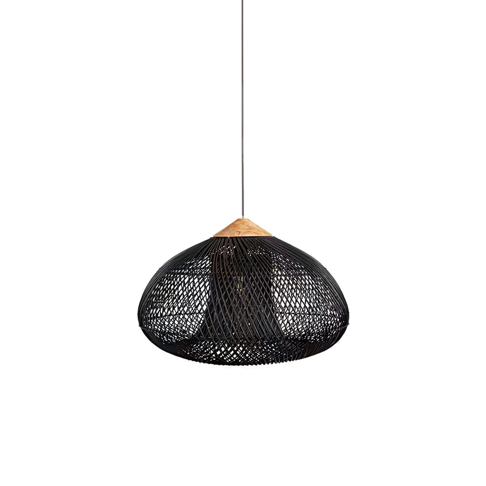 Solavn Rattan Wood Pendant Lamp-Neutral Decor