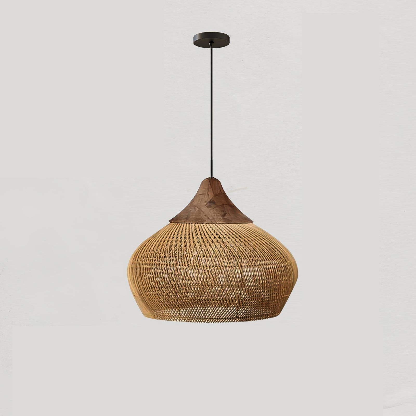 Evelyn Braided Rattan Livingroom Pendant Lamp