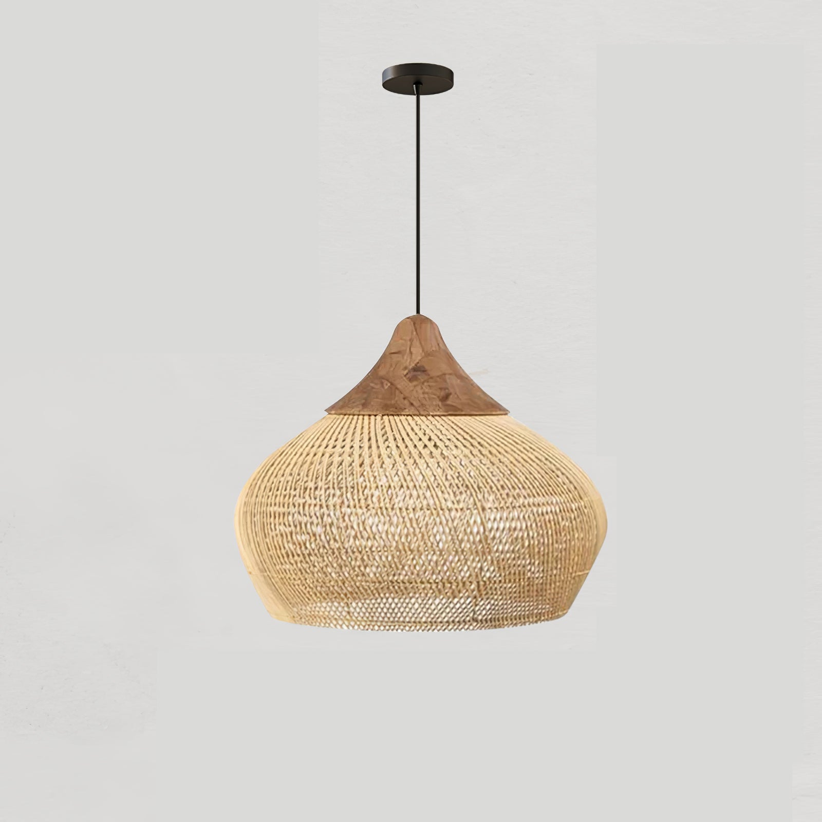 Evelyn Braided Rattan Livingroom Pendant Lamp