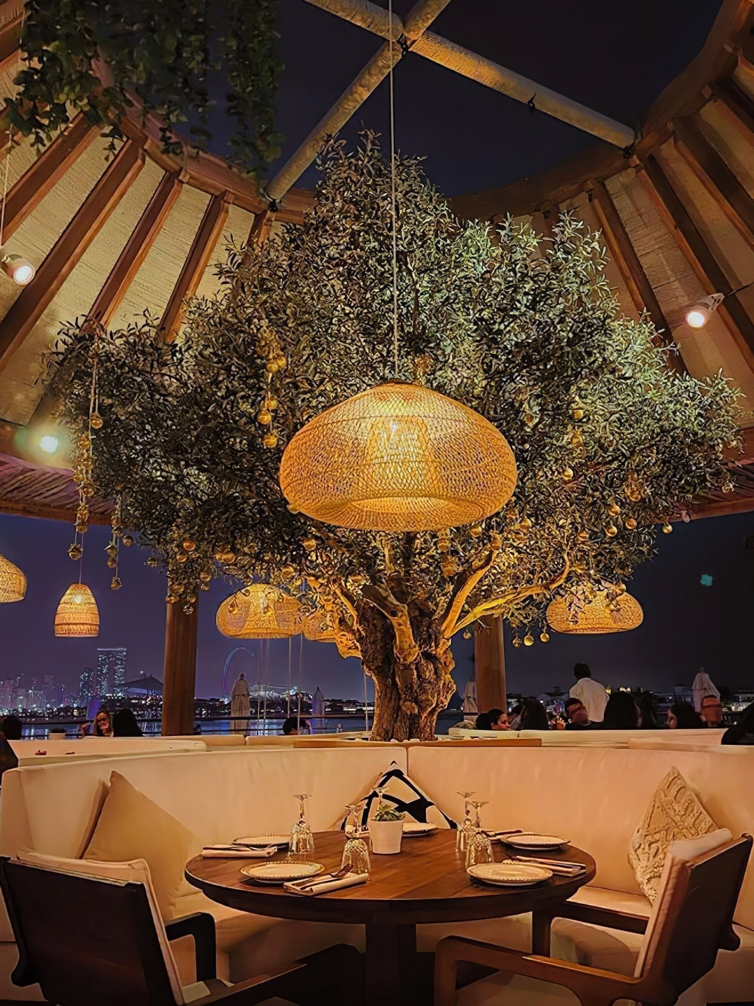 Solavn Rattan Wood Pendant Lamp-Neutral Decor