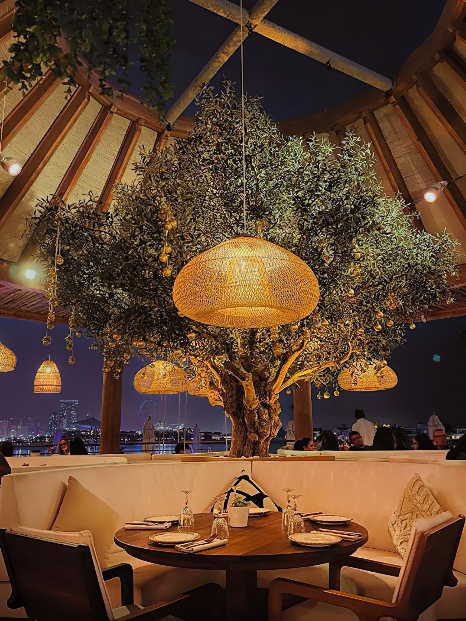 Braided Rattan Swag Pendant Lamp-Neutral Decor