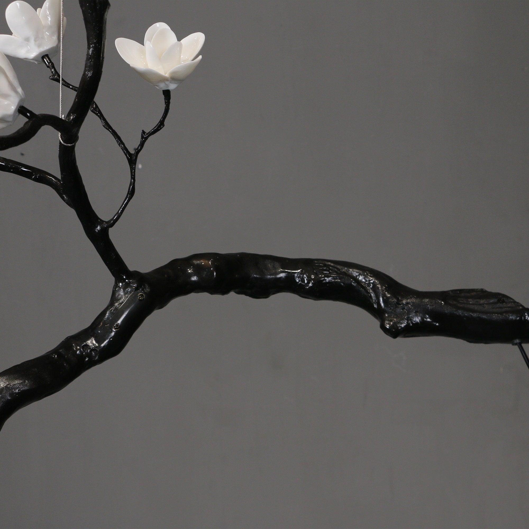 Hilten Chandelier Branch Floral Organic-Neutral Decor