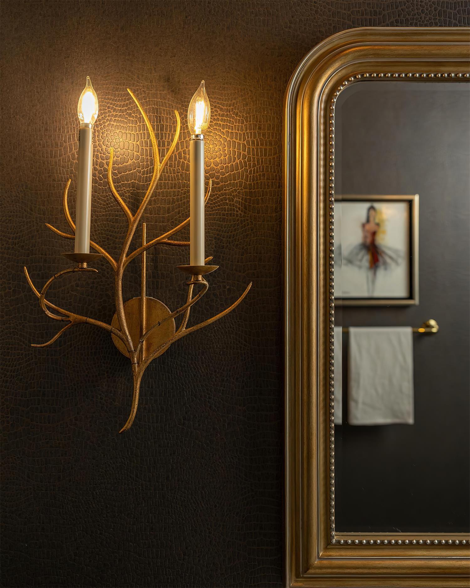 Duvor Double Candle Wall Sconce