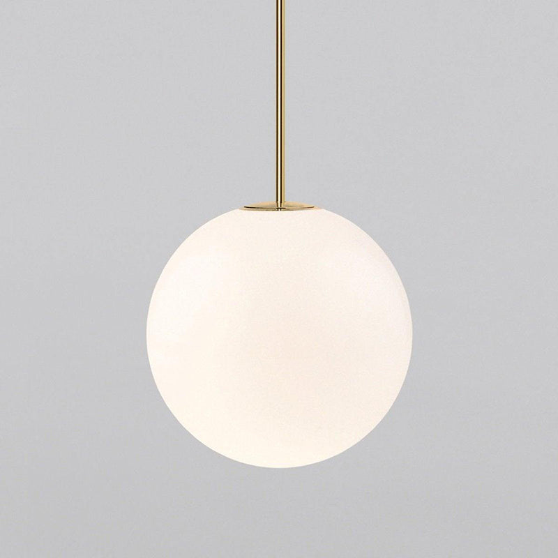 Brass Architectural Pendant Light