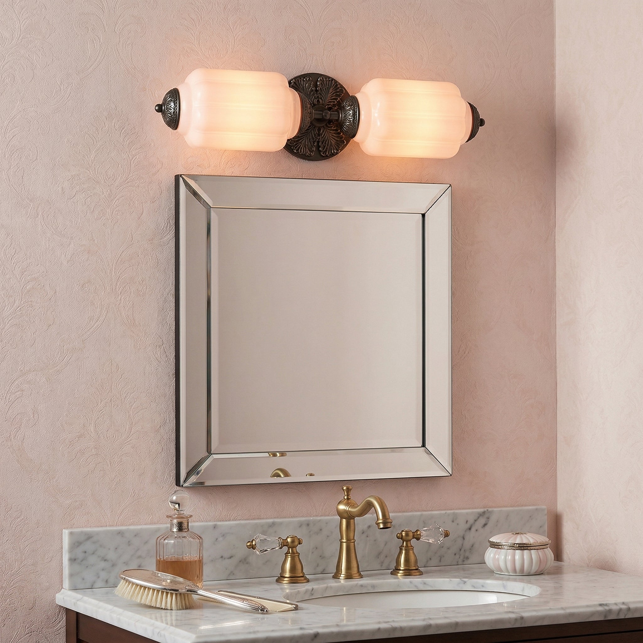 Eloise Scallop Glass Sconce shown in a white finish.