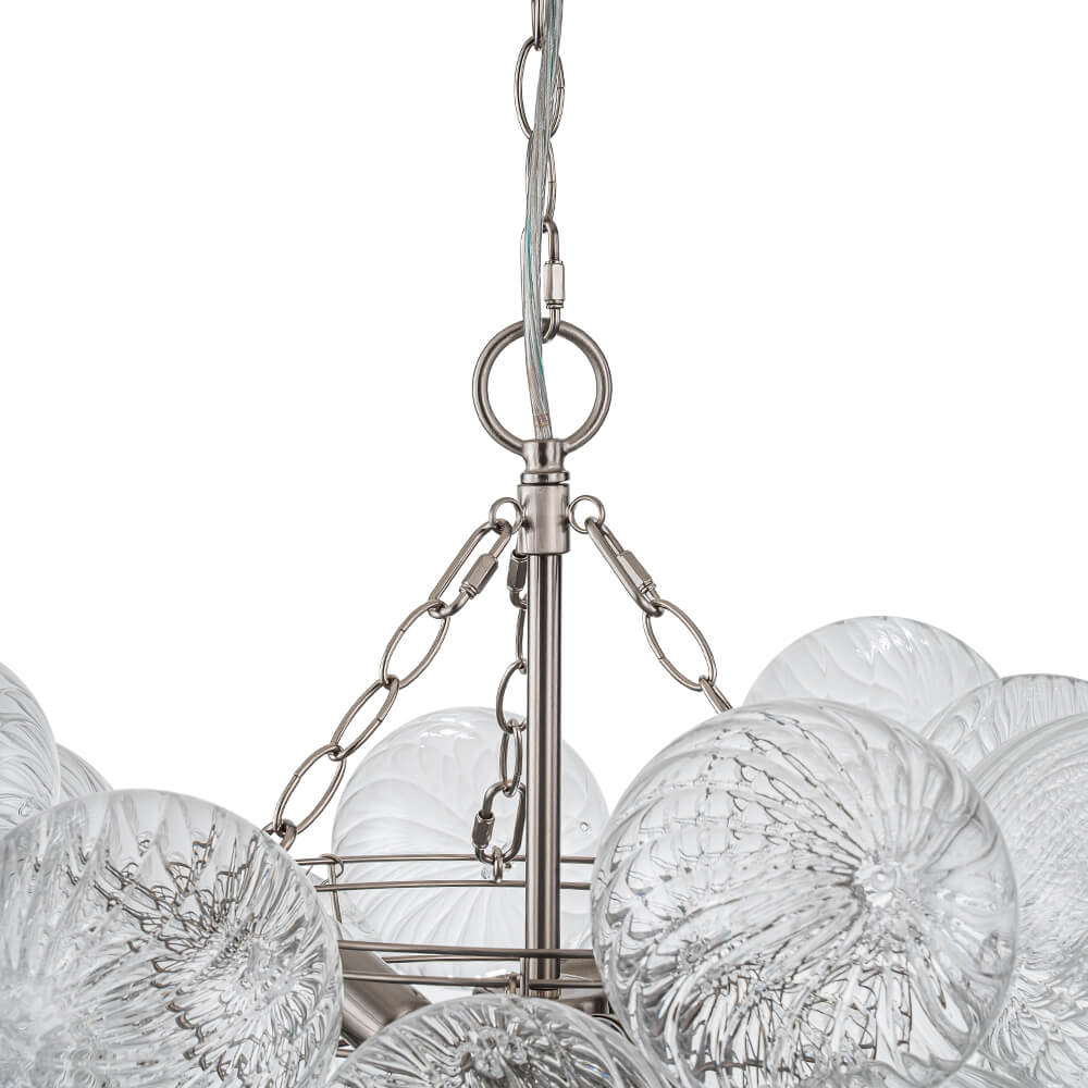 Stellia Bubble Art Brass Chandelier - Lamp Copper