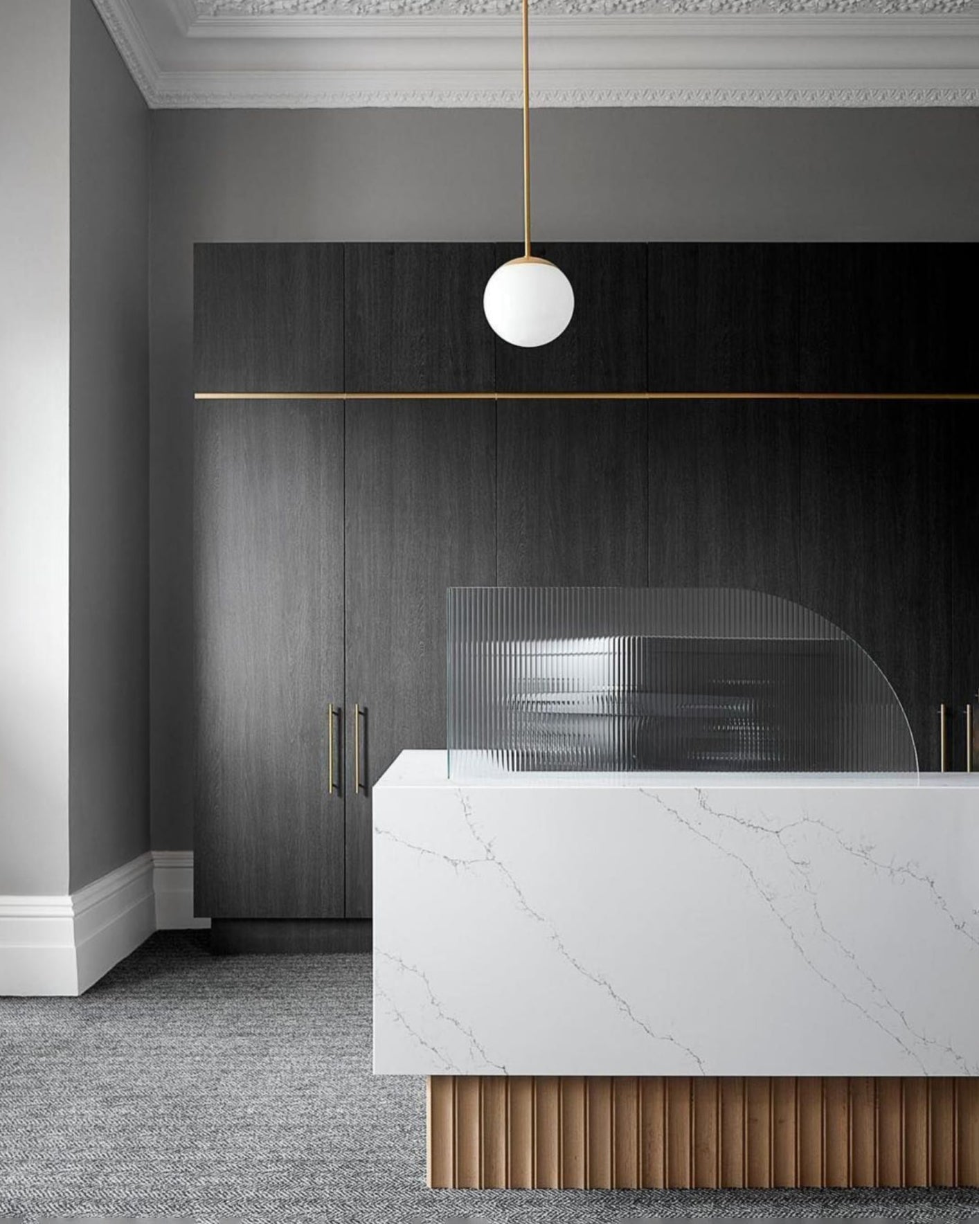 Lustra Pendant Lamp Brass Architectural Collection-Neutral Decor