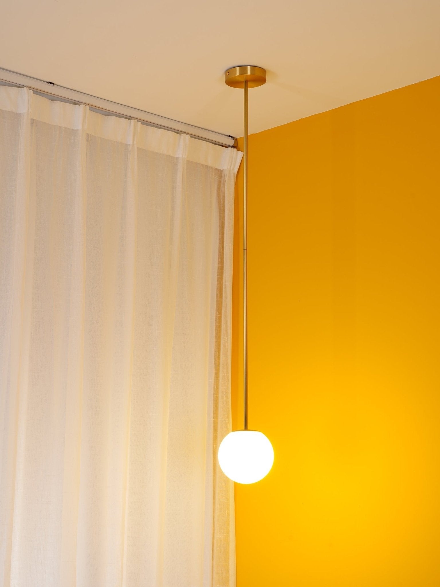 Lustra Pendant Lamp Brass Architectural Collection-Neutral Decor