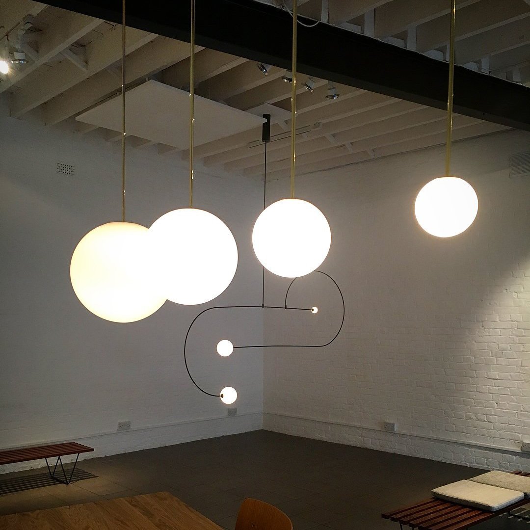 Lustra Pendant Lamp Brass Architectural Collection-Neutral Decor