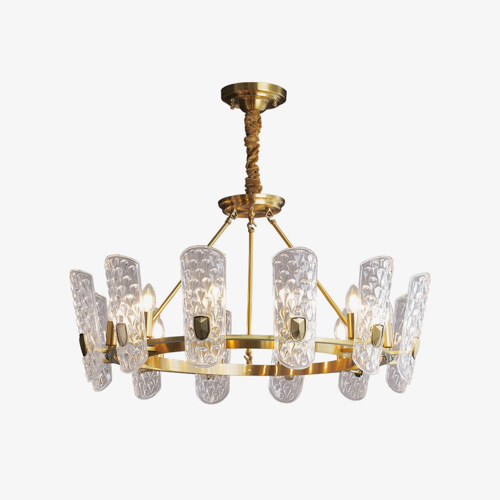 Celeste Elegant Brass Central Chandelier-Neutral Decor