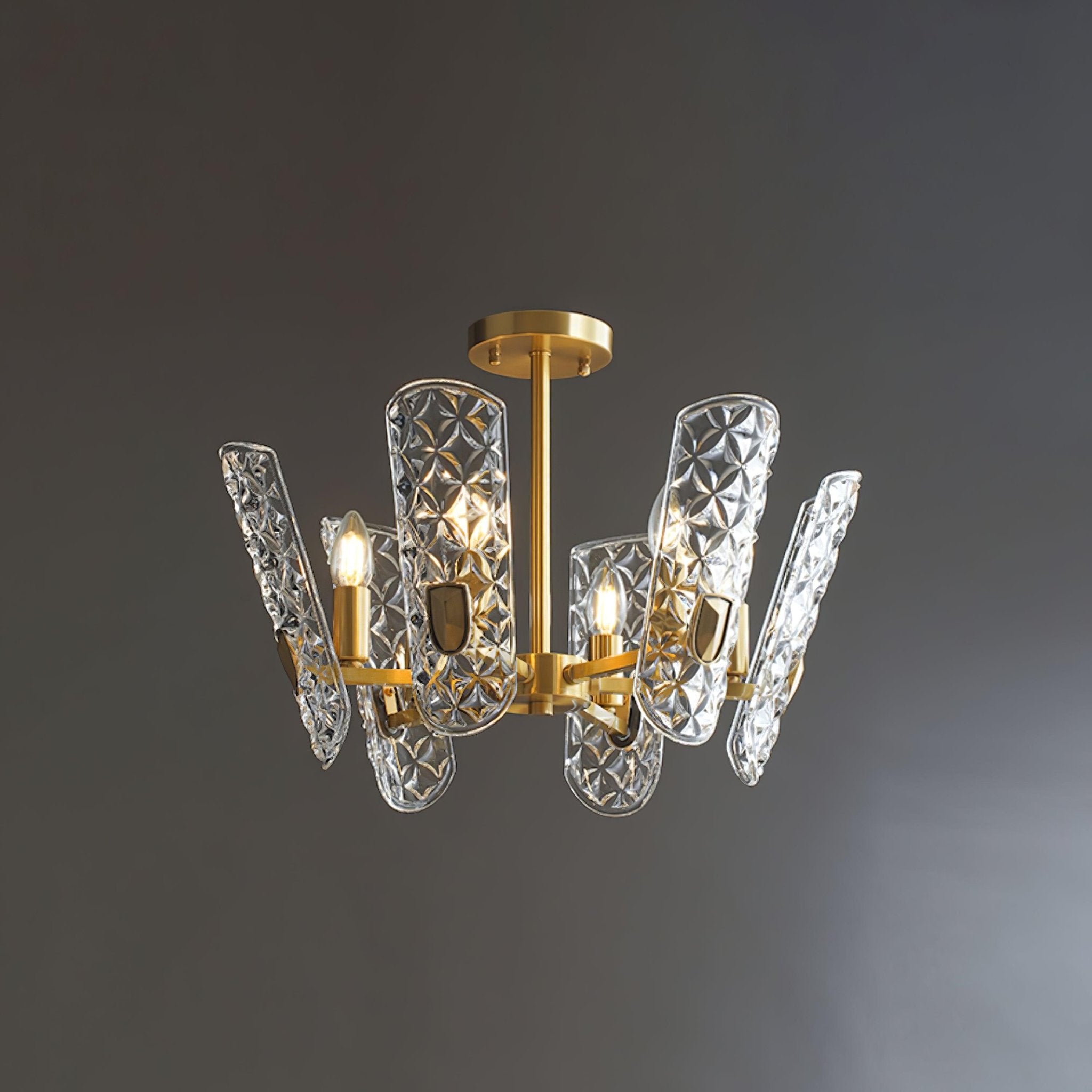 Celeste Elegant Brass Central Chandelier-Neutral Decor