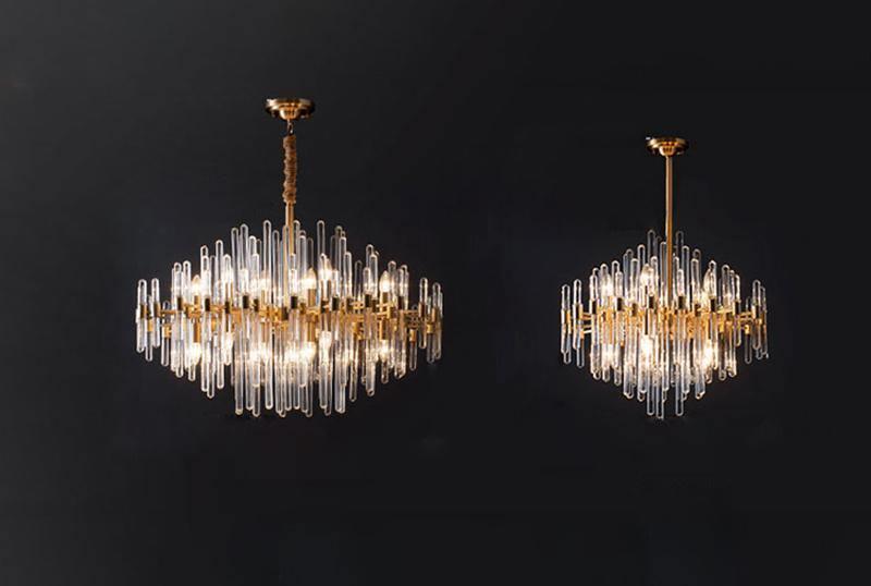 Jorine Chandelier Antique Brass Starburst-Neutral Decor