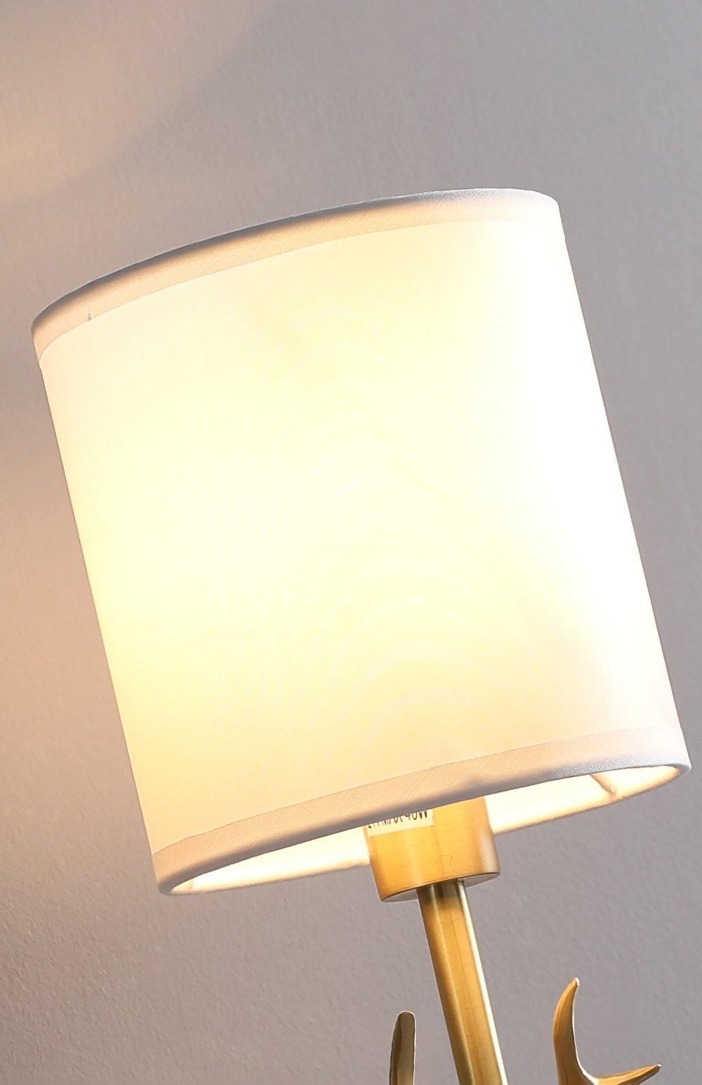 Ralem Elegance Deer Head Brass Wall Light-Neutral Decor