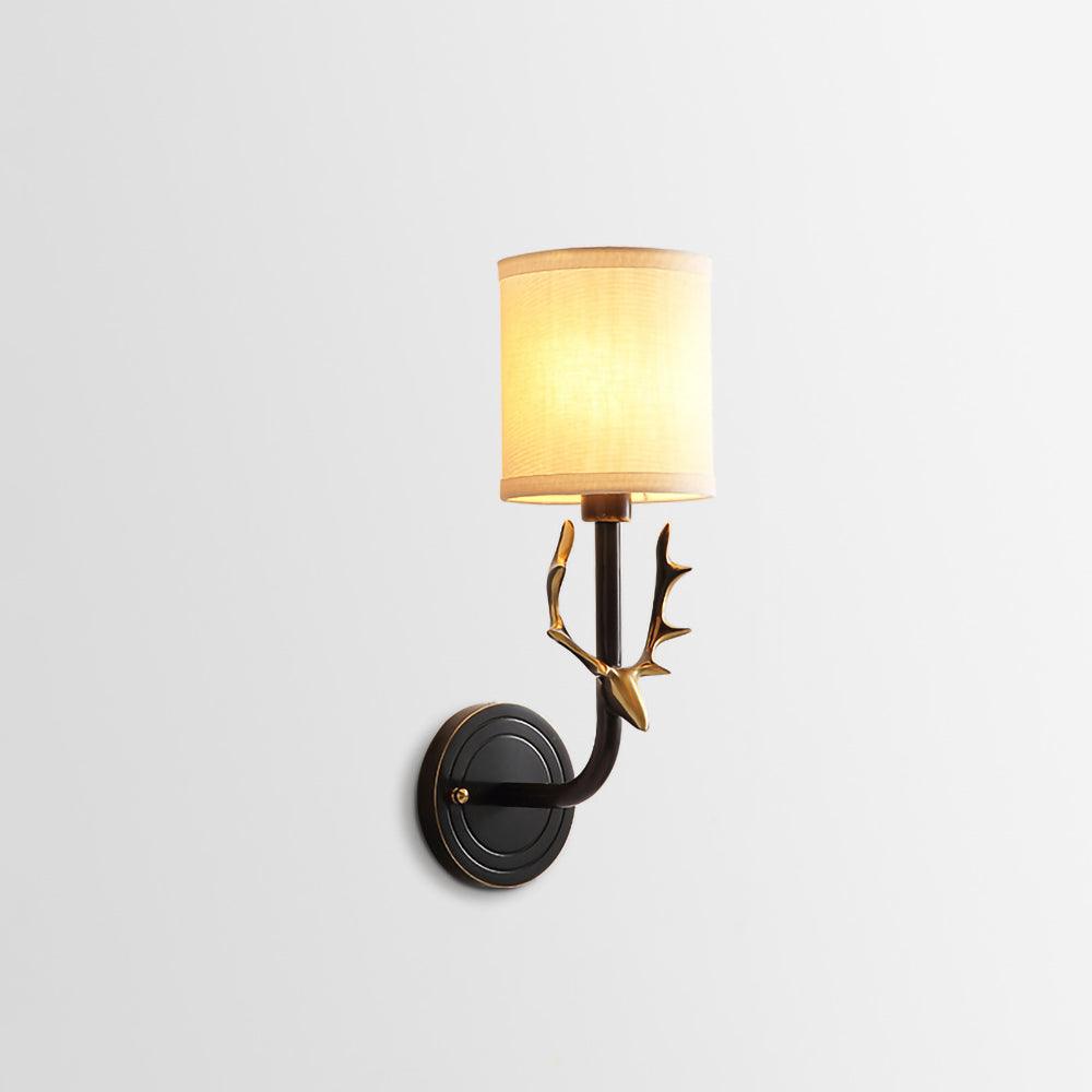 Ralem Elegance Deer Head Brass Wall Light-Neutral Decor