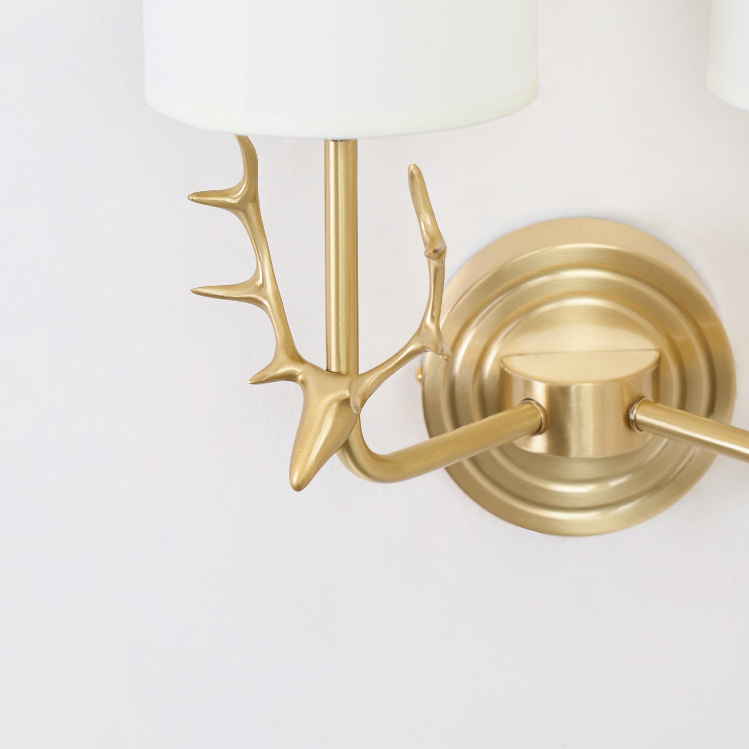 Ralem Elegance Deer Head Brass Wall Light-Neutral Decor