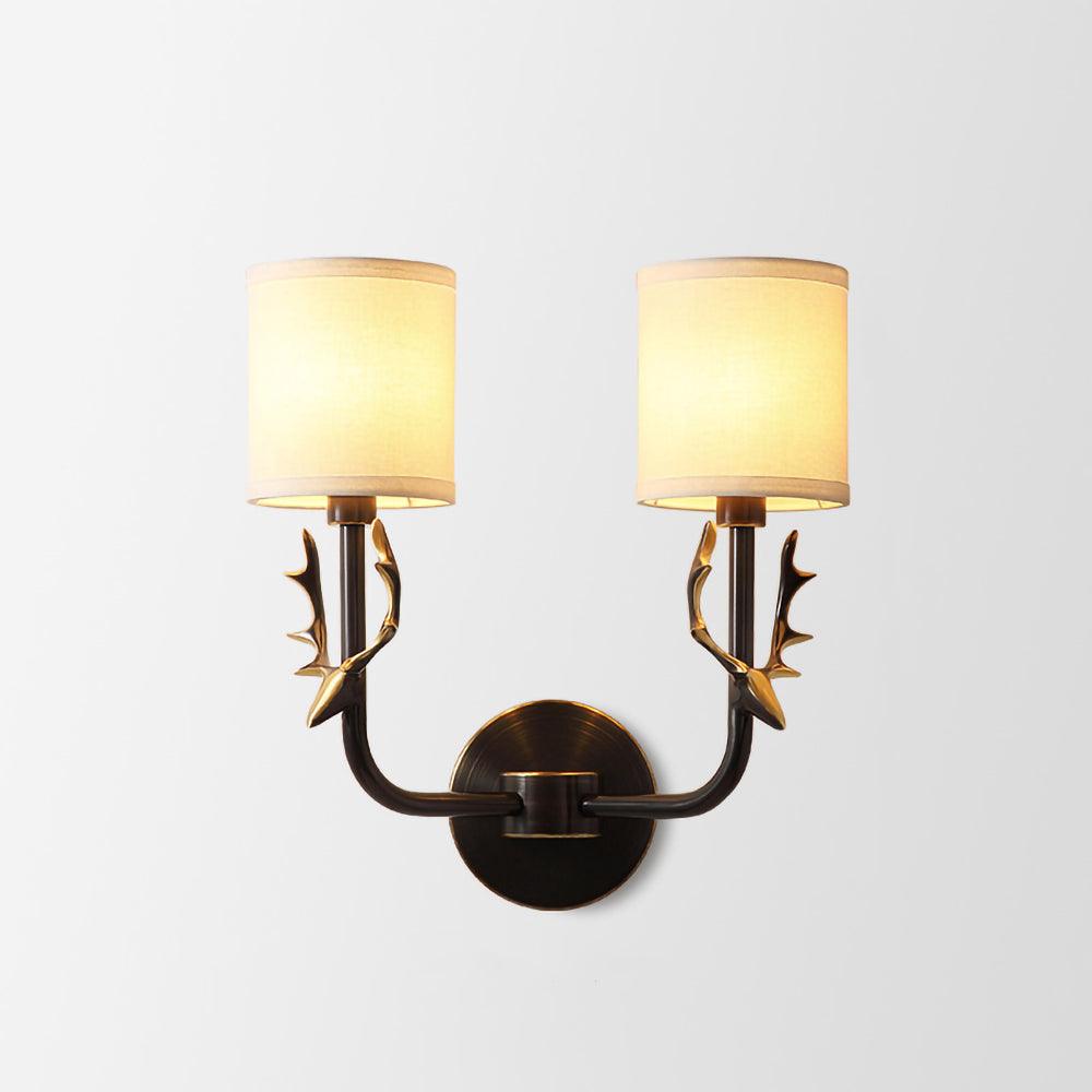 Ralem Elegance Deer Head Brass Wall Light-Neutral Decor