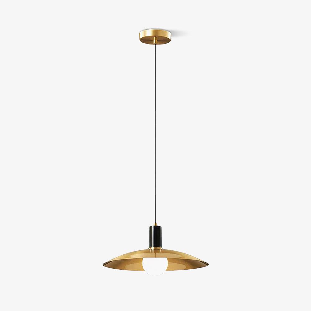 Thalora Brass & Glass Classic Pendant Lamp-Neutral Decor