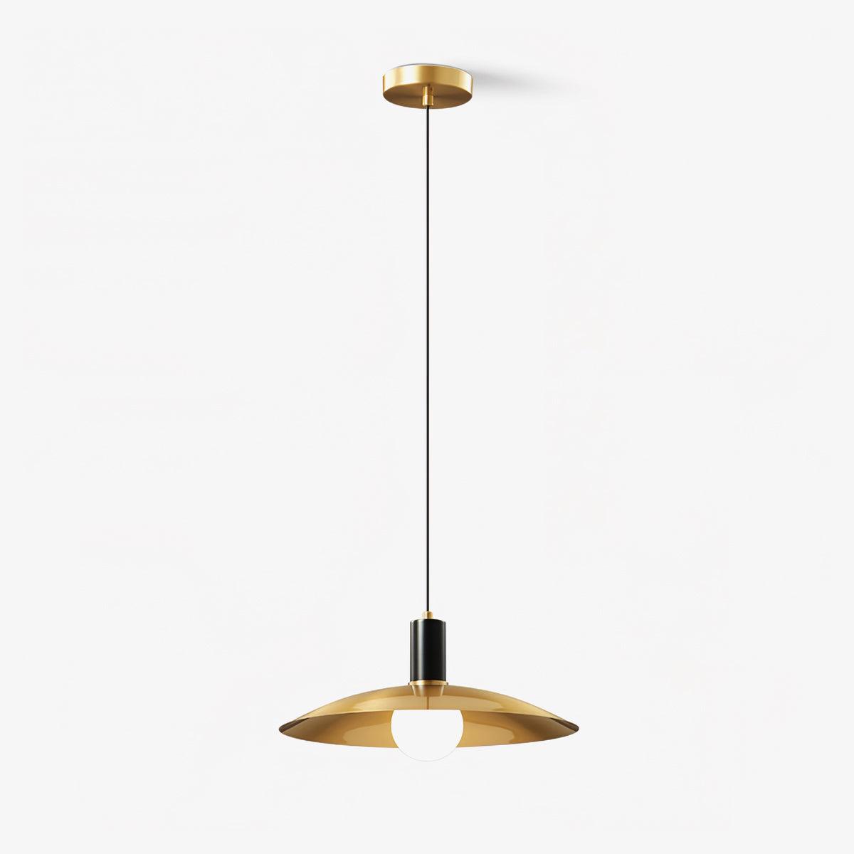 Thalora Brass & Glass Classic Pendant Lamp-Neutral Decor