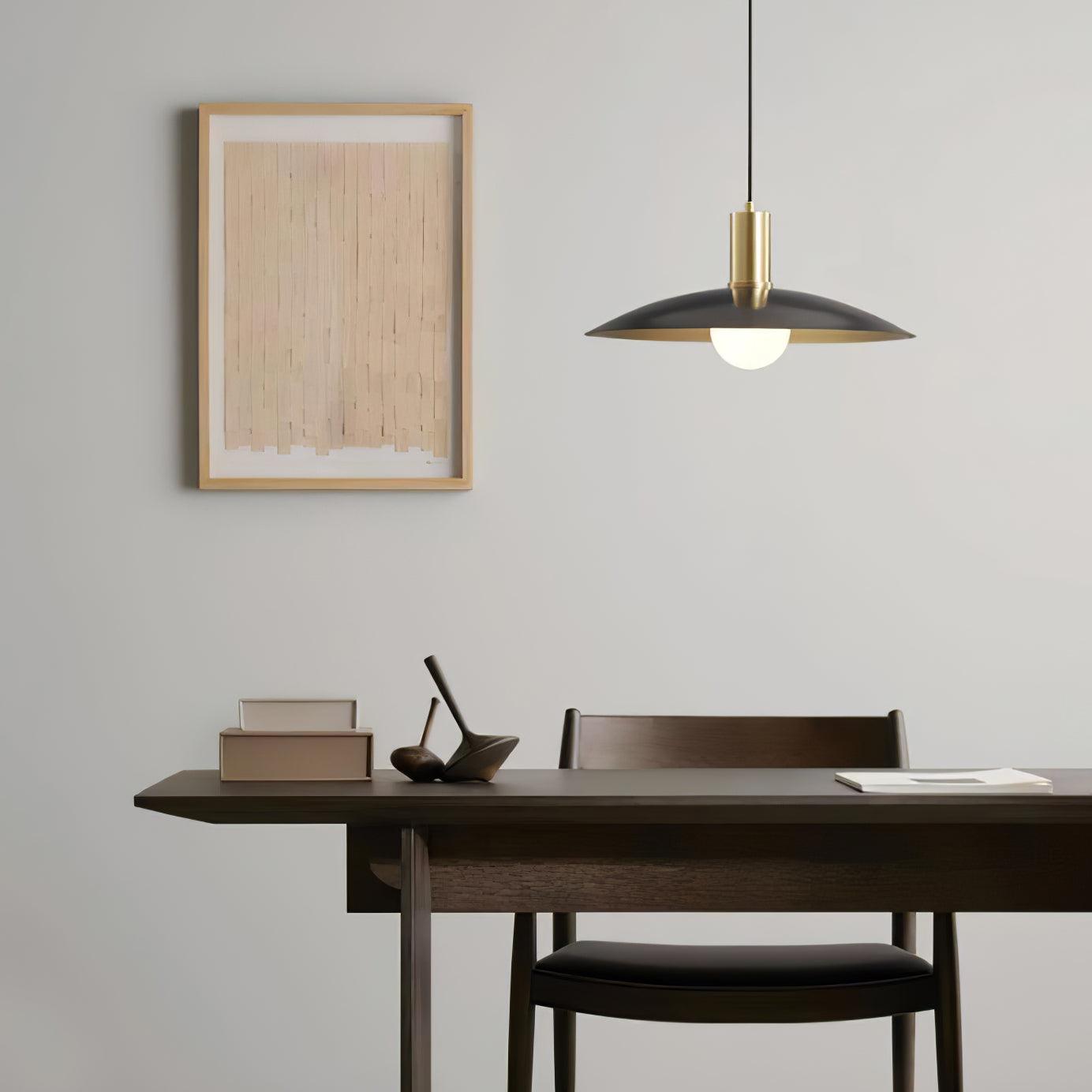 Thalora Brass & Glass Classic Pendant Lamp-Neutral Decor