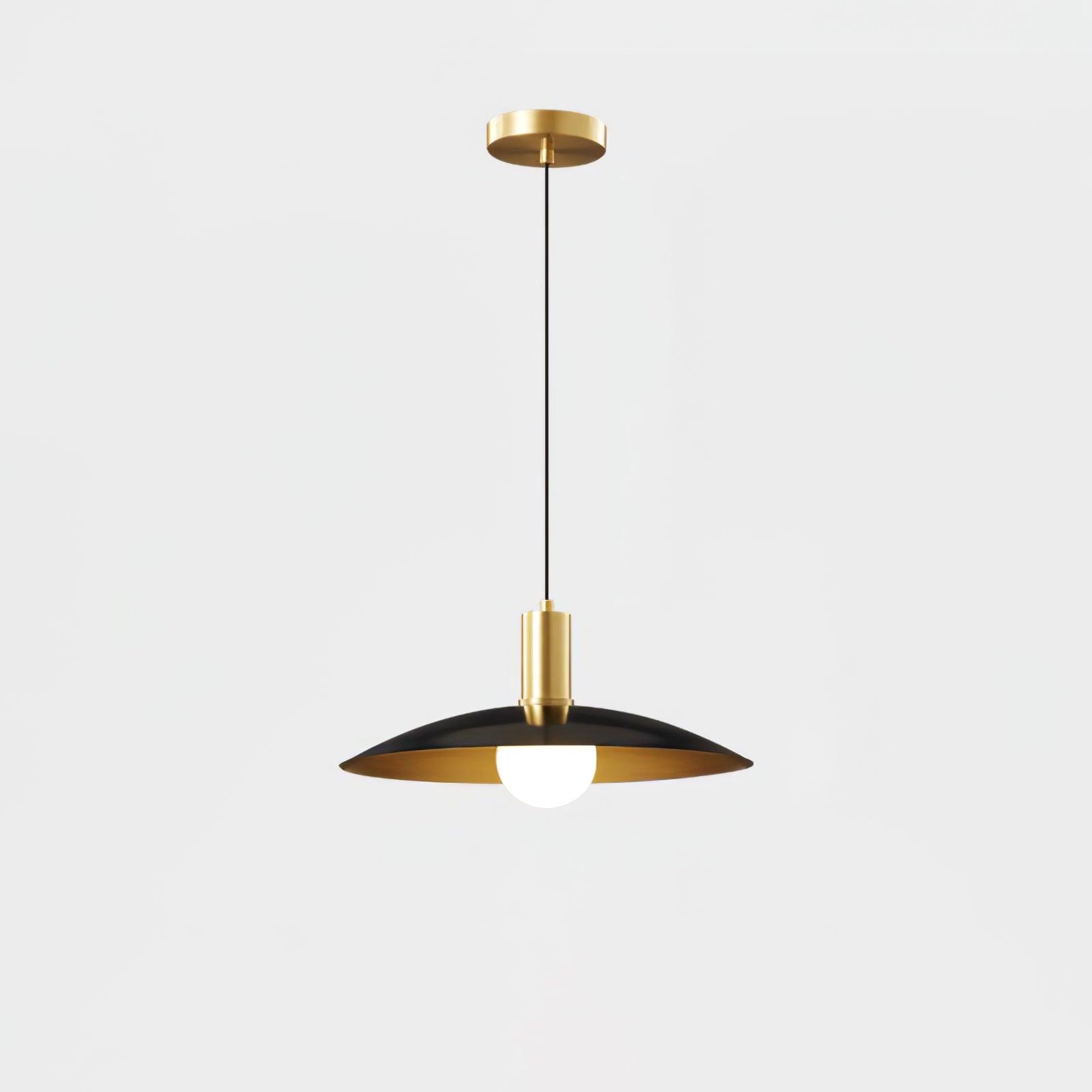 Thalora Brass & Glass Classic Pendant Lamp-Neutral Decor