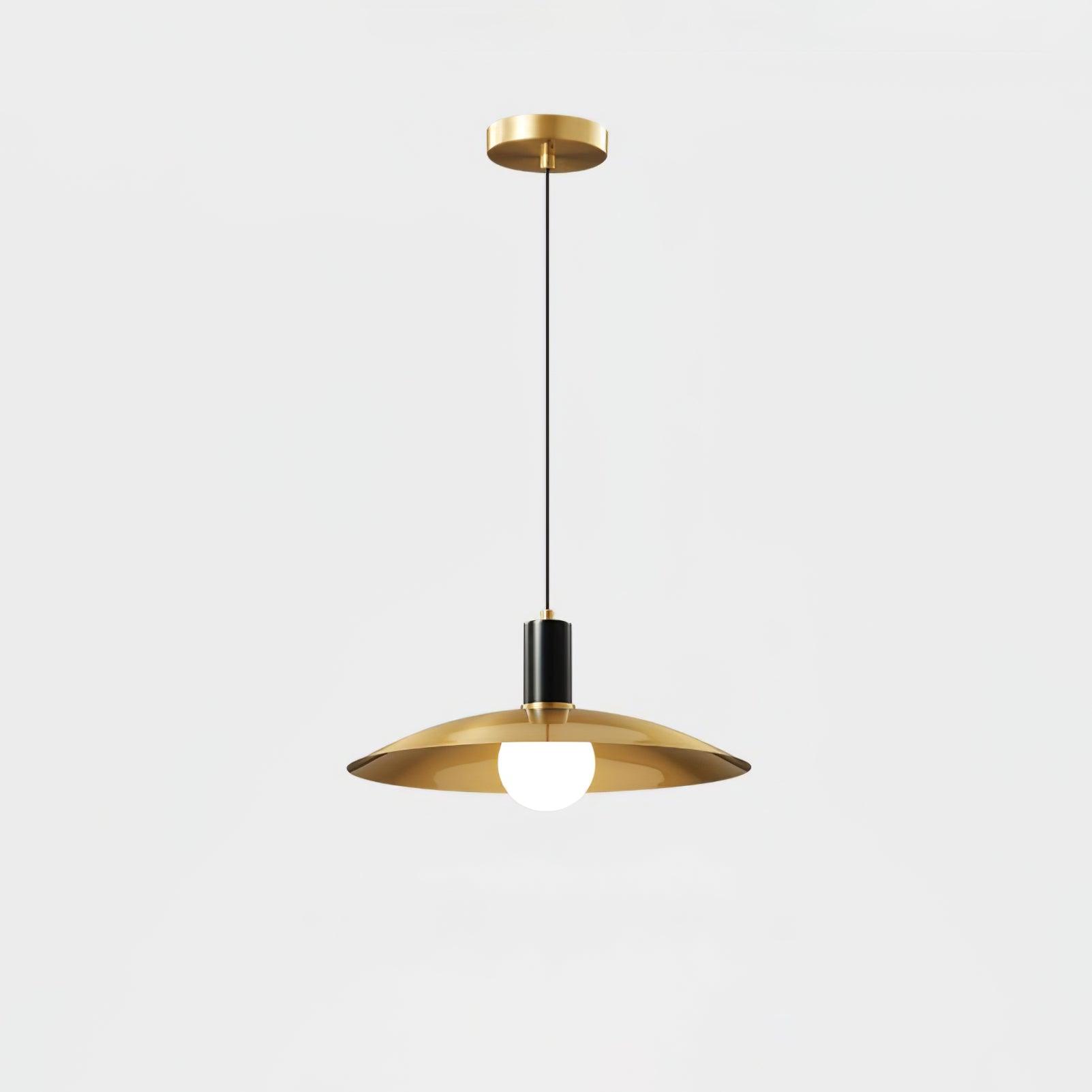 Thalora Brass & Glass Classic Pendant Lamp-Neutral Decor