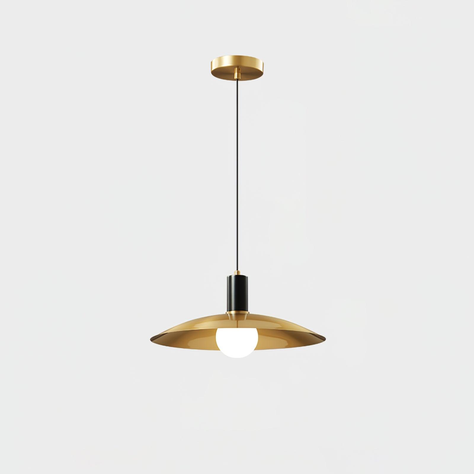 Thalora Brass & Glass Classic Pendant Lamp-Neutral Decor