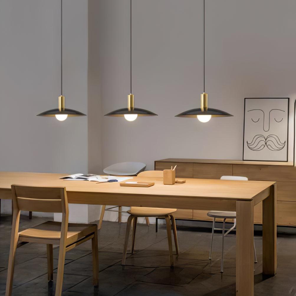 Thalora Brass & Glass Classic Pendant Lamp-Neutral Decor