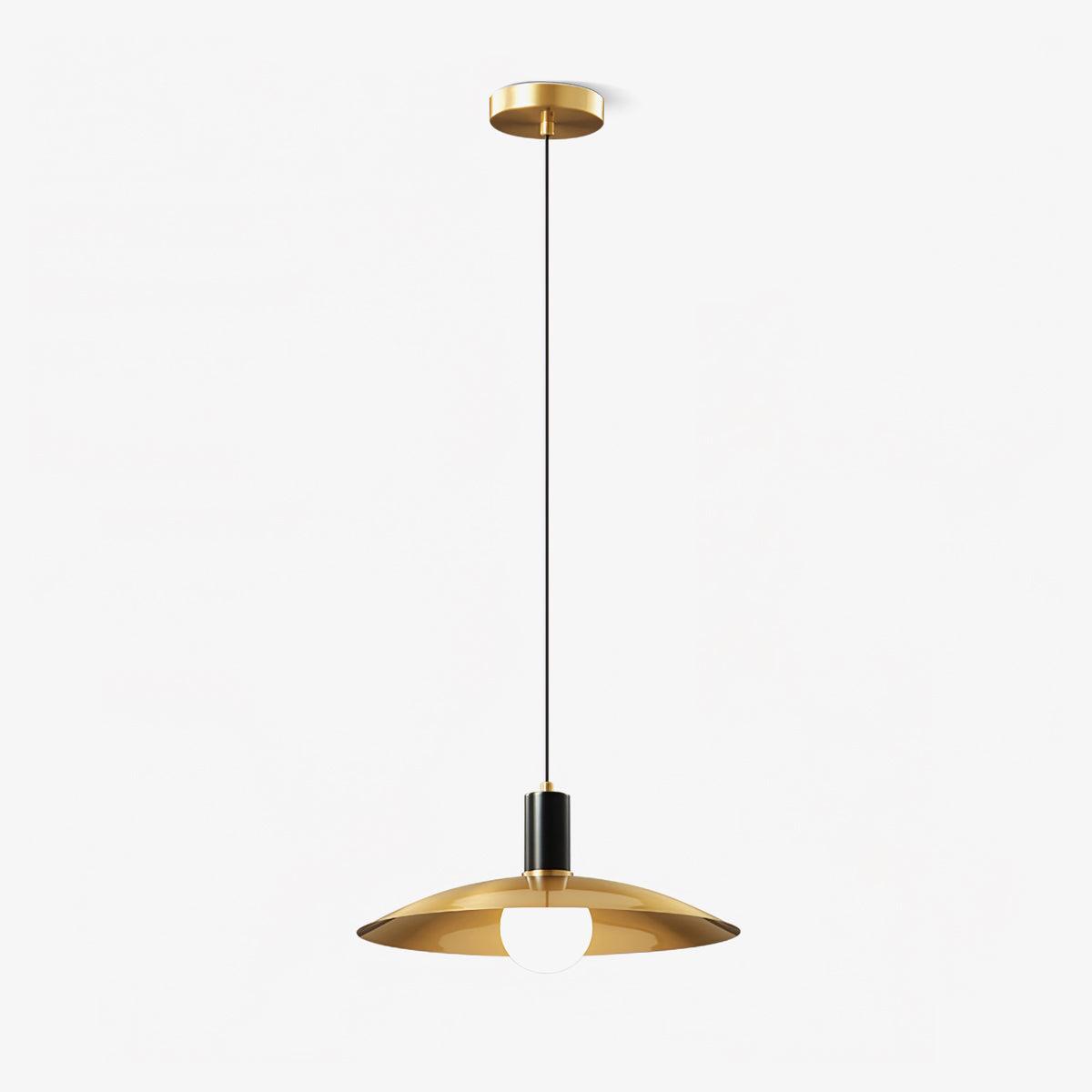 Thalora Brass & Glass Classic Pendant Lamp-Neutral Decor