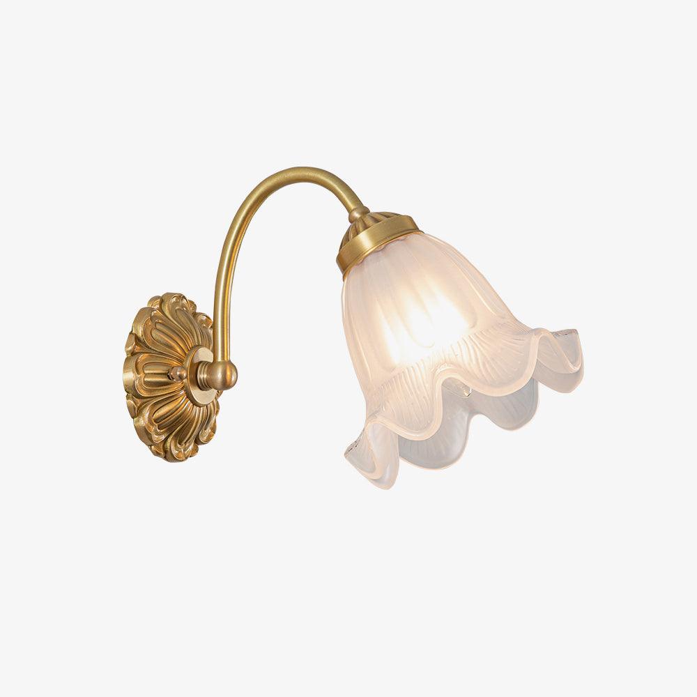 Veskin Vintage Glass Sconce-Neutral Decor
