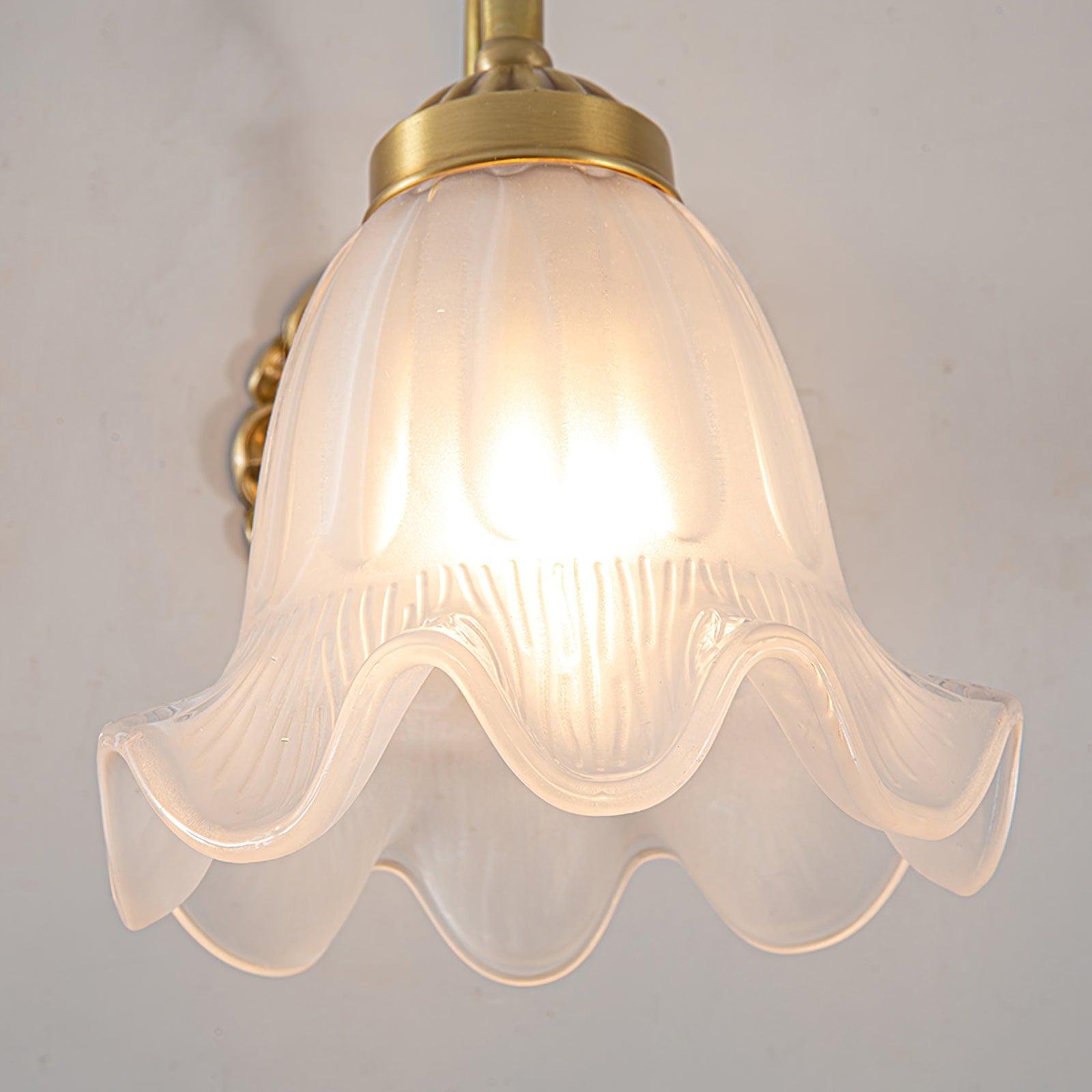 Veskin Vintage Glass Sconce-Neutral Decor