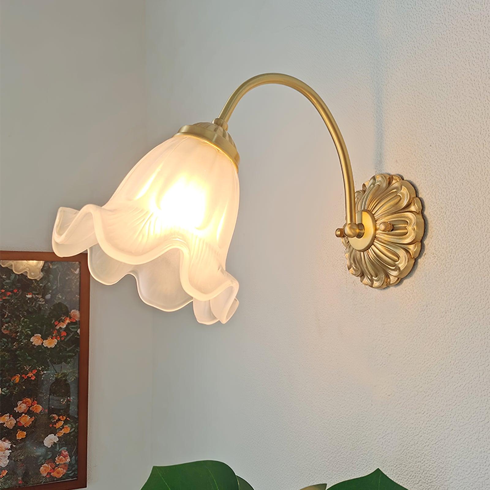 Veskin Vintage Glass Sconce-Neutral Decor