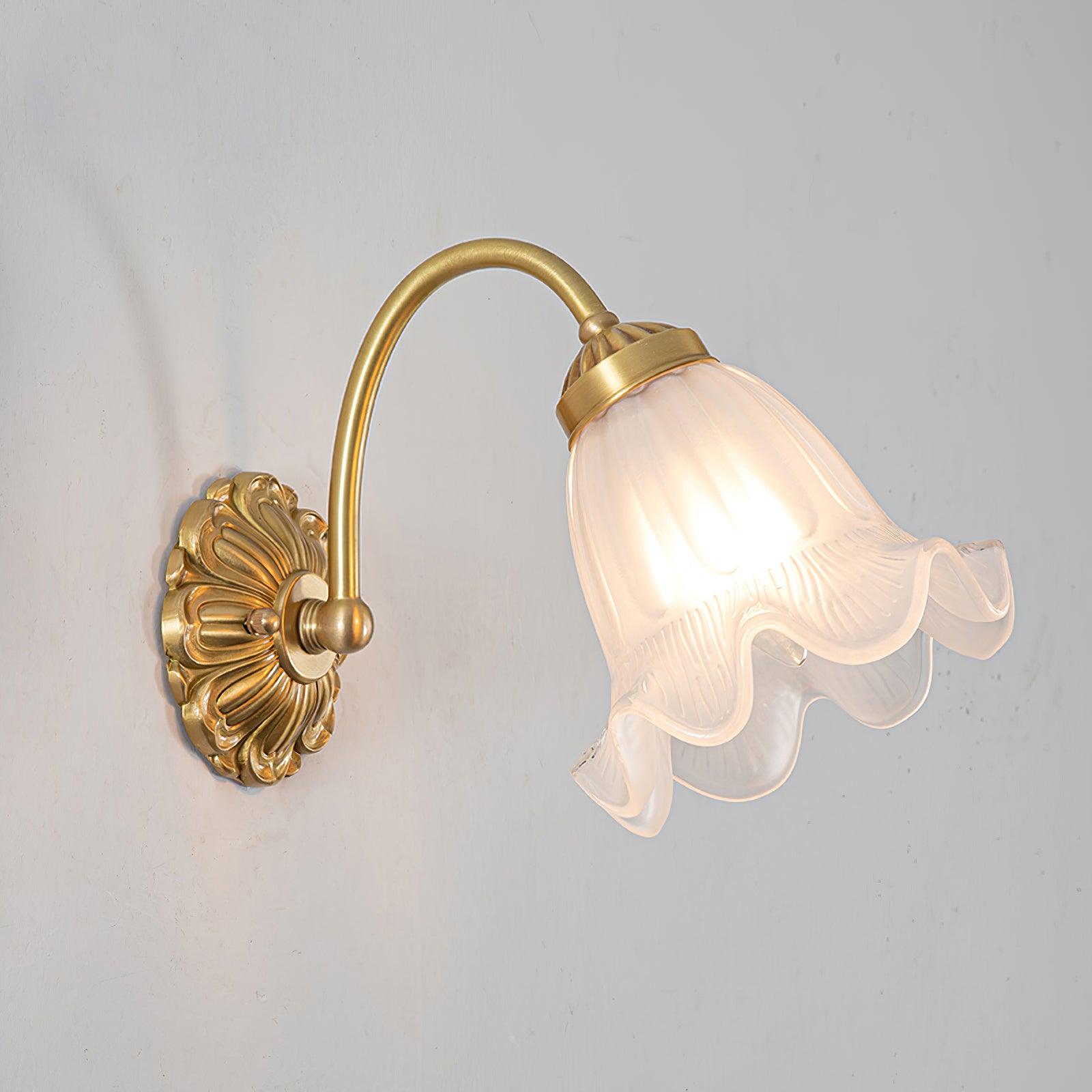 Veskin Vintage Glass Sconce-Neutral Decor