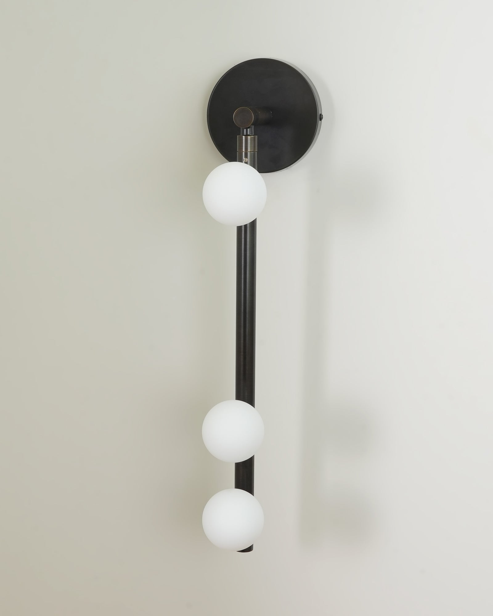 Pamela Tube Plug-in Brass Glass Wall Lamp-Neutral Decor