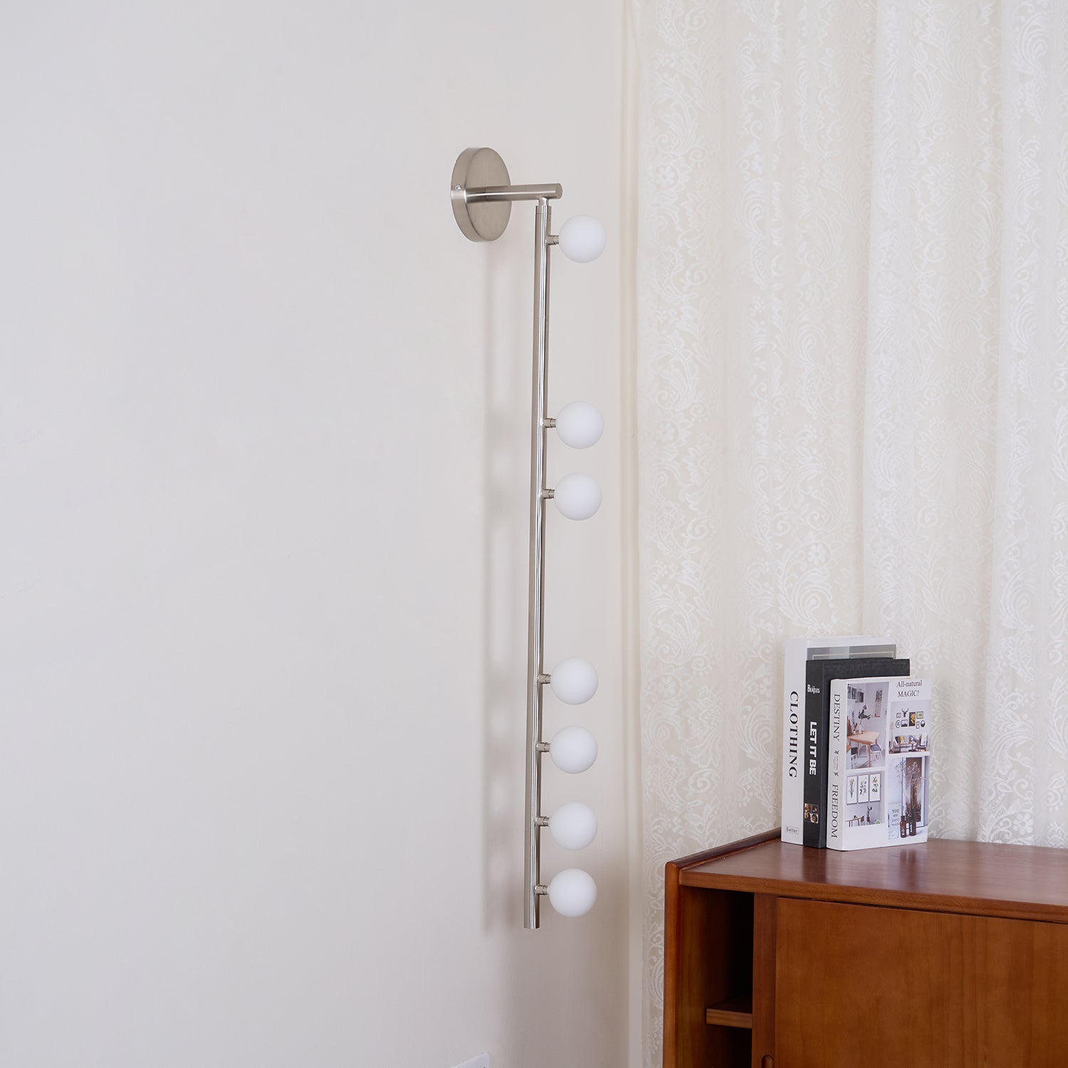 Rory Modern Minimalist Tube Brass Glass Wall Lamp-Neutral Decor