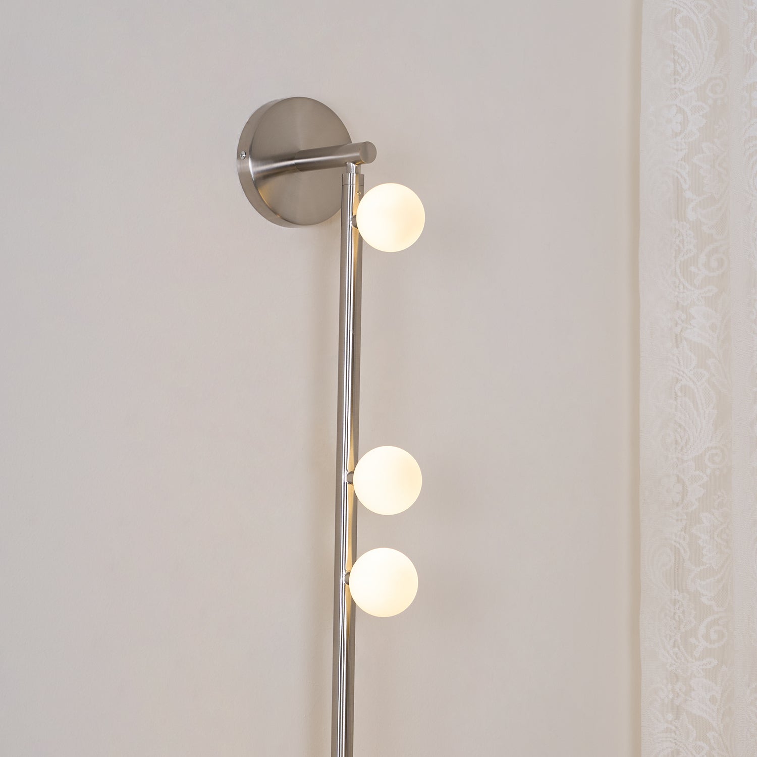 Rory Modern Minimalist Tube Brass Glass Wall Lamp-Neutral Decor