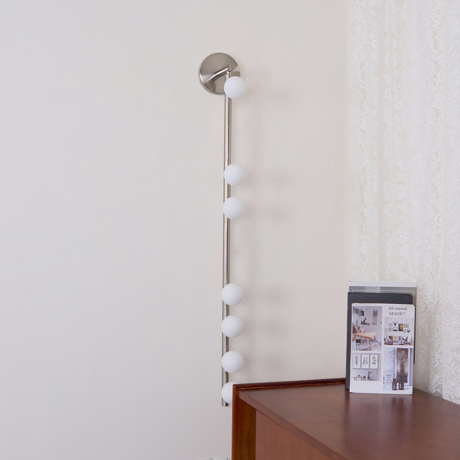 Rory Modern Minimalist Tube Brass Glass Wall Lamp-Neutral Decor