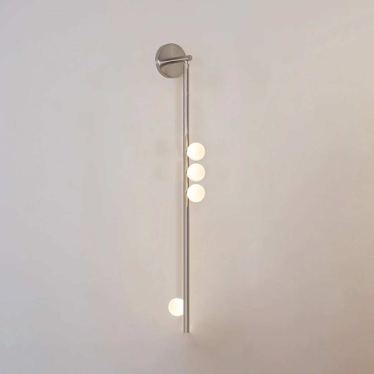 Rory Modern Minimalist Tube Brass Glass Wall Lamp-Neutral Decor