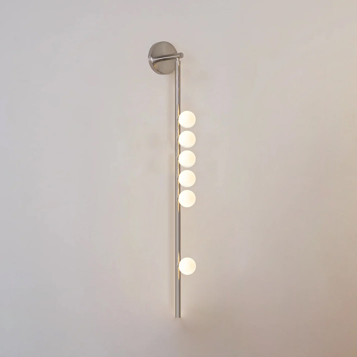 Rory Modern Minimalist Tube Brass Glass Wall Lamp-Neutral Decor