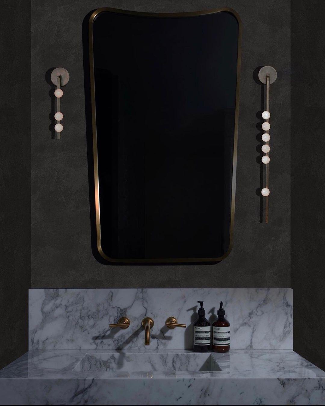 Pamela Tube Plug-in Brass Glass Wall Lamp-Neutral Decor